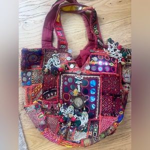 Multicolored bag, fits a laptop!
